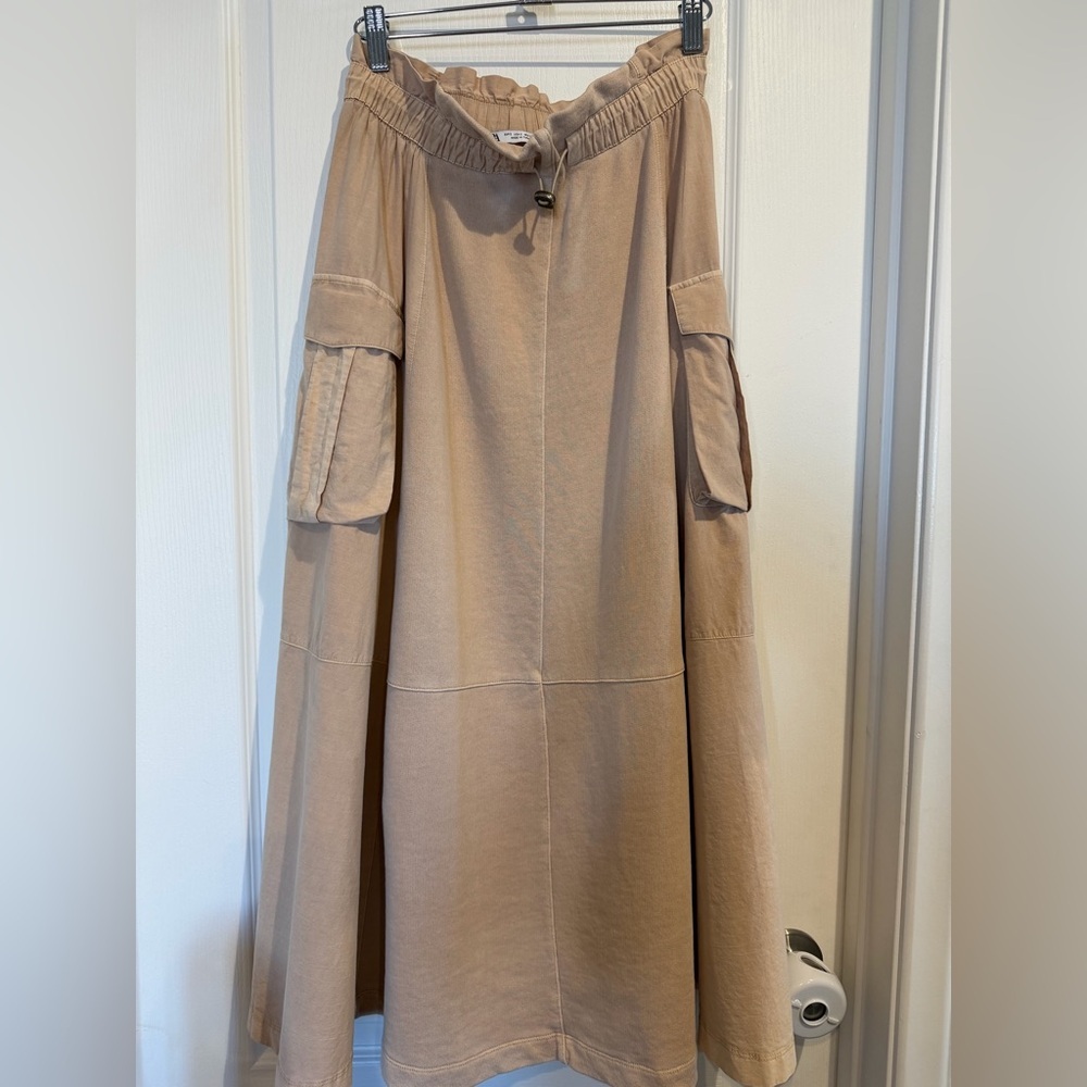 Zara Beige Maxi Skirt